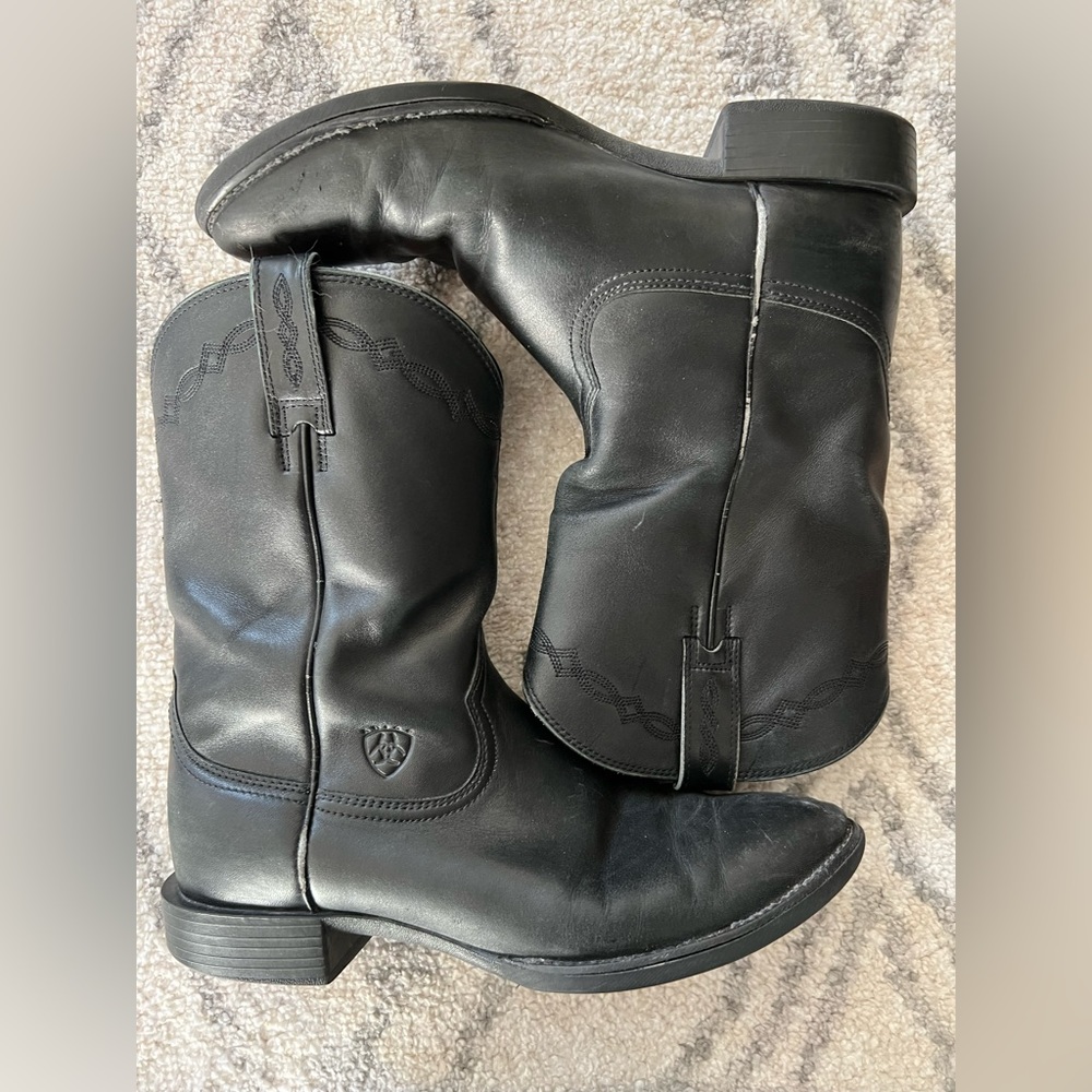 Mens Ariat Black Roper Weastern Boots size 10.5